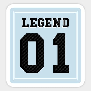 Number One - Legend Sticker